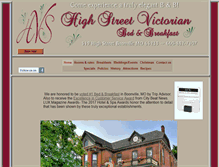 Tablet Screenshot of highstreetvictorian.com